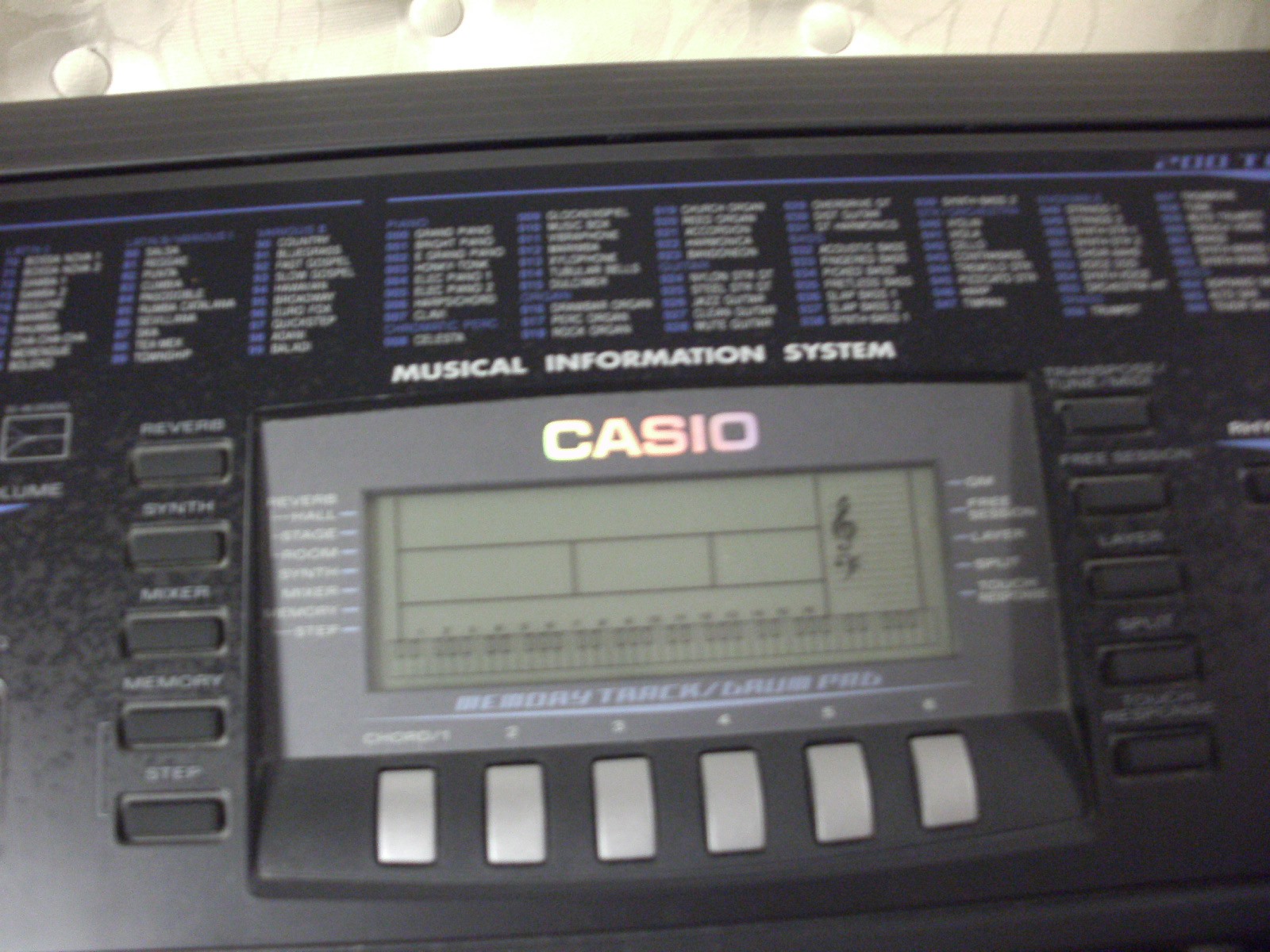 Vintage Casio WK1350 Musical Information System & Synthesizer eBay